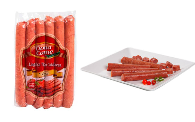 Linguiça Tipo Calabresa Fina 2,5Kg e 500g